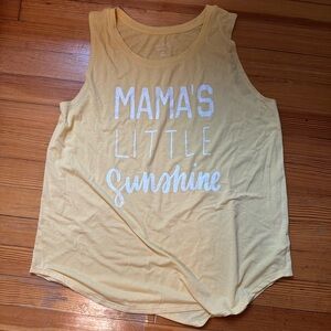 Isabel Maternity by Ingrid & Isabel Yellow Tank Top - Mama's Little Sunshine